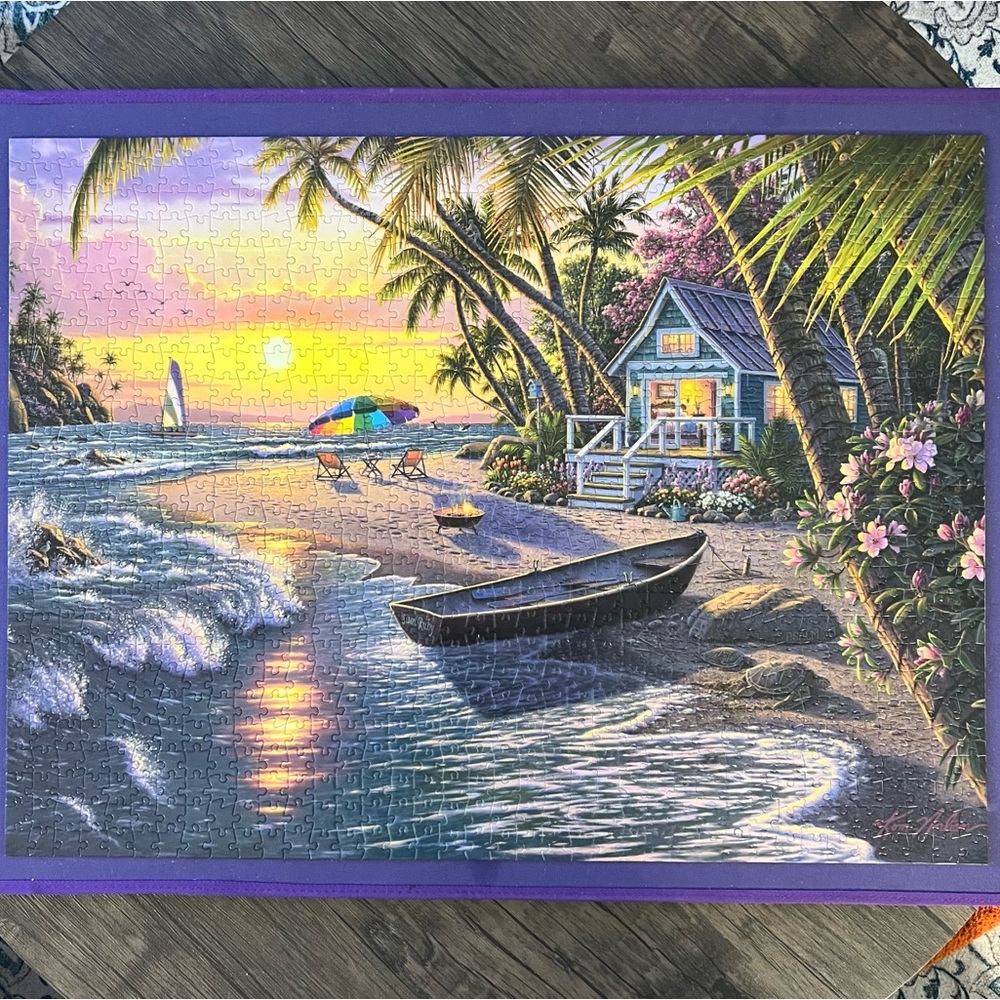 Sunset Beach "Hidden Pictures" 1,000 Puzzle - Picture 2 of 6